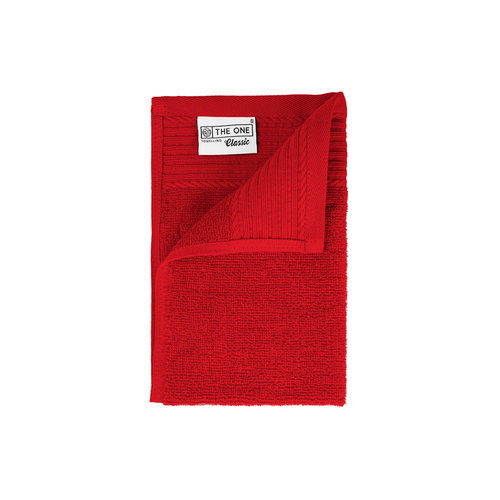 The One Towelling 5 Gastendoekjes - Rood - 30x50 cm The One Towelling 5 Gastendoekjes - Rood - 30x50 cm