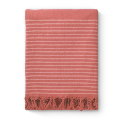 Byrklund Hamamdoek - Bath Basics - Koraal rood - 100x180 cm Byrklund Hamamdoek - Bath Basics - Koraal rood - 100x180 cm