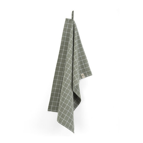 Walra Theedoek - Leger groen - Blocks Walra Theedoek - Leger groen - Blocks
