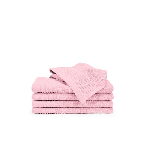 The One Towelling 5 Gastendoekjes - Licht Roze - 30x50 cm The One Towelling 5 Gastendoekjes - Licht Roze - 30x50 cm