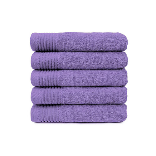 The One Towelling Handdoek - Paars - 50x100 cm -Set van 5 The One Towelling Handdoek - Paars - 50x100 cm -Set van 5