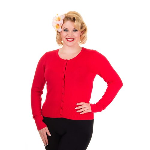 Banned Getaway Cardigan - Red Banned Getaway Cardigan - Red