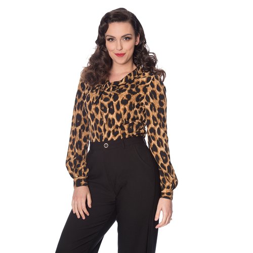 Banned Leopard Lady Blouse Banned Leopard Lady Blouse