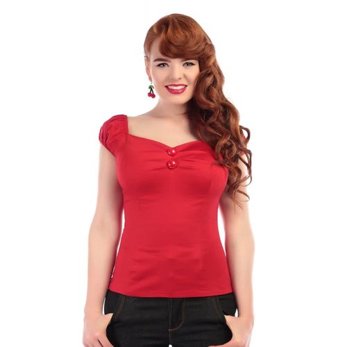 Collectif Dolores Top - red Collectif Dolores Top - red
