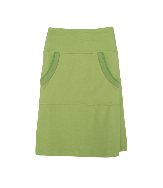 LaLaMour A-line skirt kangaroo - green