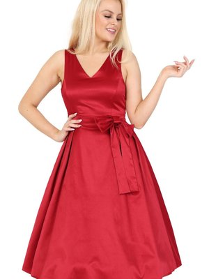Lady V Iris dress - Ruby Red size S