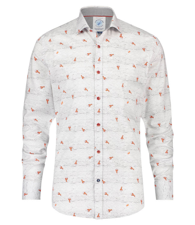 A Fish Named Fred Shirt lobsters white