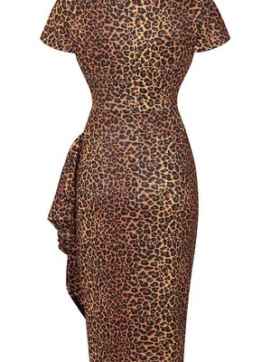 Lady V Elsie dress - Leopard