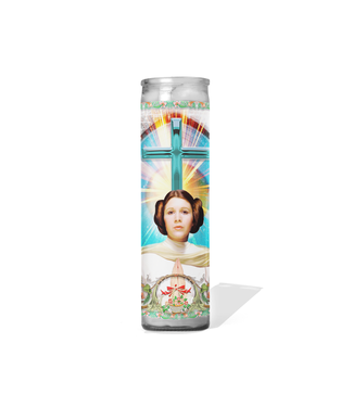 Calm Down Caren Prayer Candle - Princess Leia