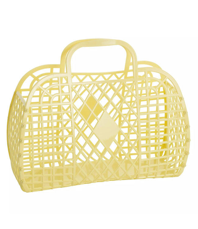Retro Basket - Yellow