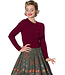 Banned Dolly Cardigan - Burgundy