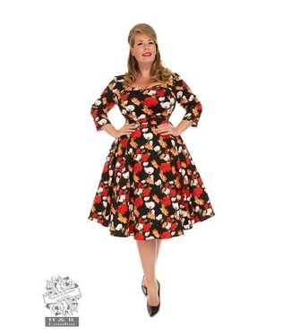 Hearts & Roses Delia Floral Swing Dress