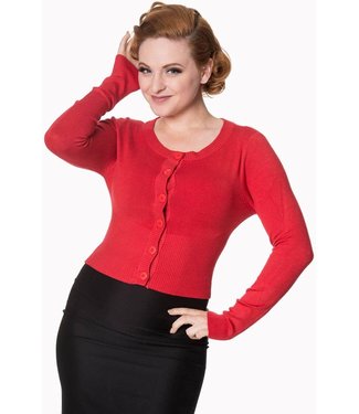 Banned Dolly Cardigan - Red