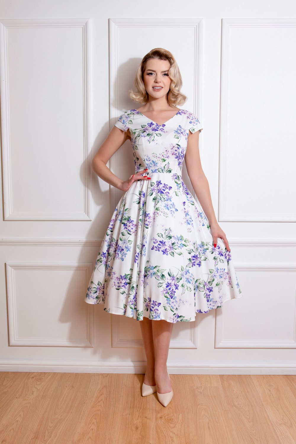 Floral deals swing dress