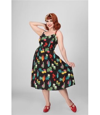 Collectif Nana Cacti Forest Swing Dress