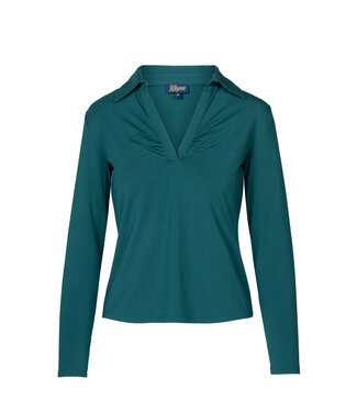 LaLaMour Top suzy long sleeve - Dark Green