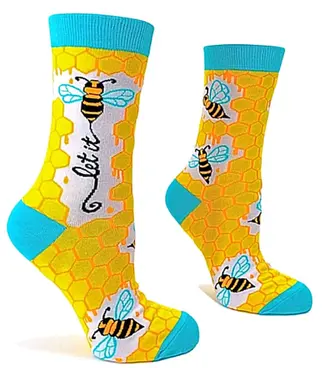 Fabdaz Let it Bee socks