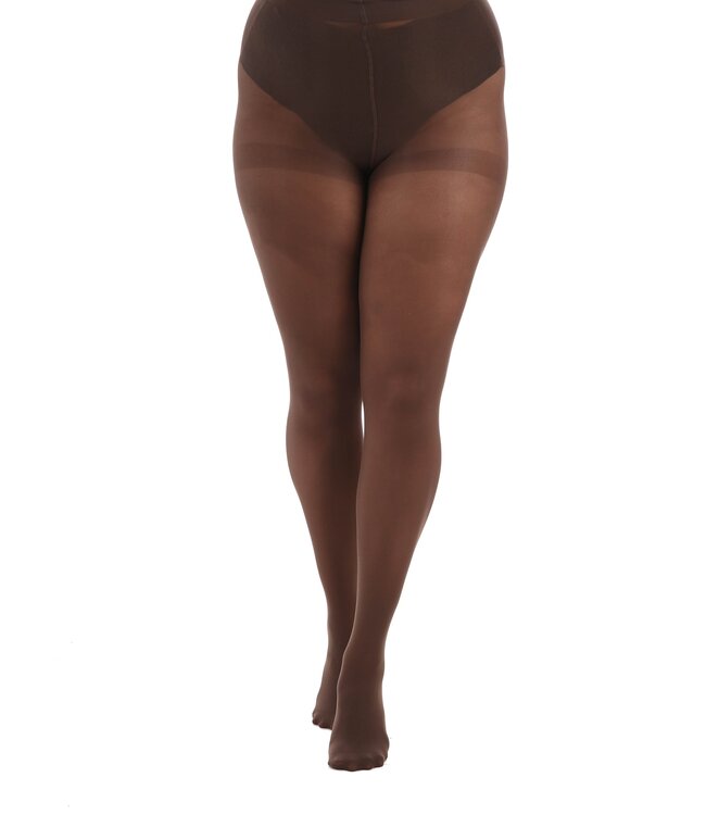 50 Denier Curvy Chocolate L-XXL