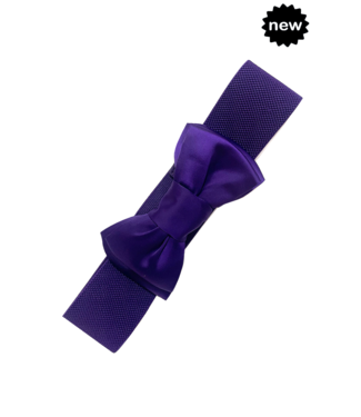 Banned Bow Belt - Purple