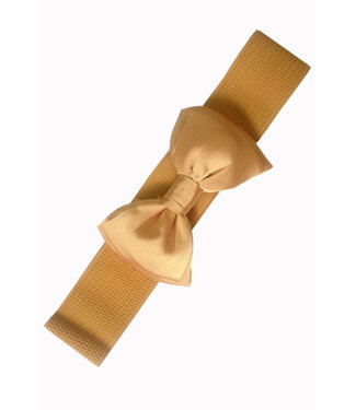 Banned Bow Belt - Mustard