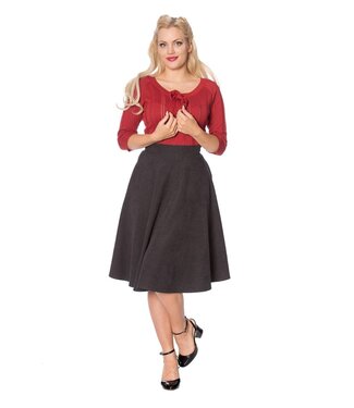 Banned Sophisticated swing skirt - grey