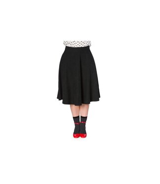 Banned Sophisticated swing skirt - black