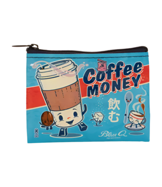 Blue Q Coin Purse - Coffee Money