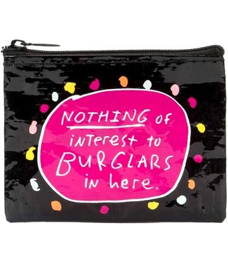 Blue Q Coin Purse -Burglars