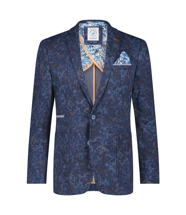 Blazer pique floral