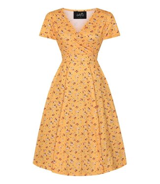 Lady V Lyra dress - Yellow Ditsy