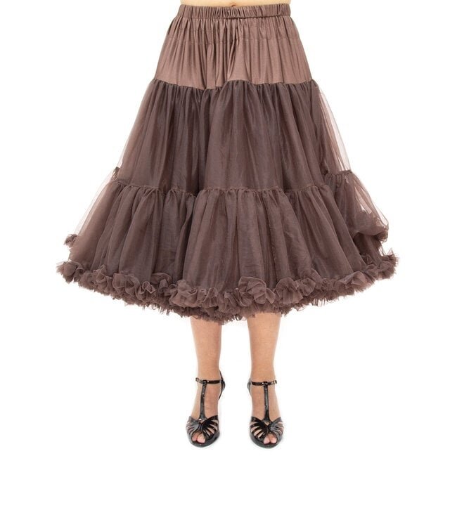 Banned petticoat long Choc brown