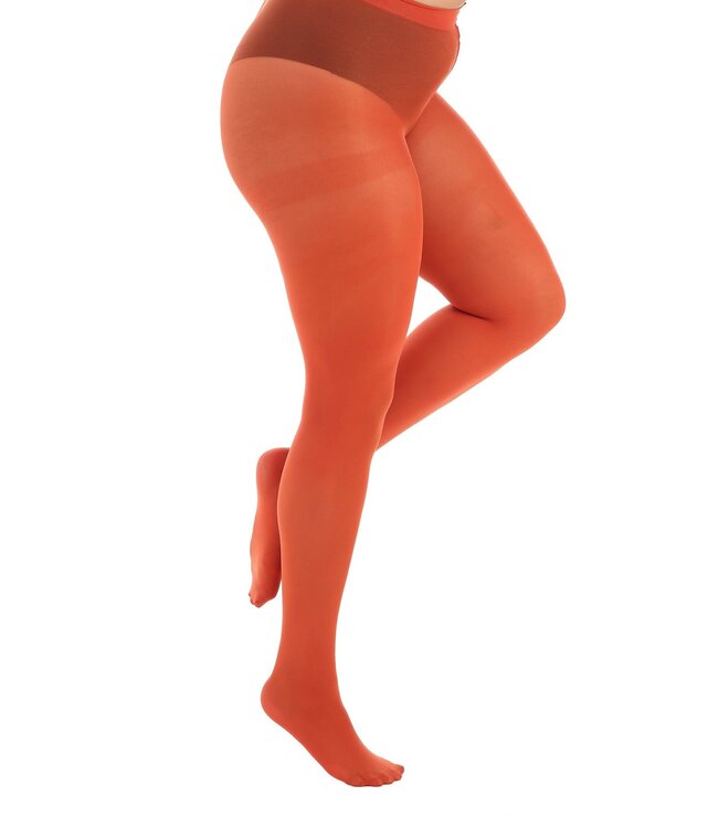 50 Denier Curvy Tights Rust -