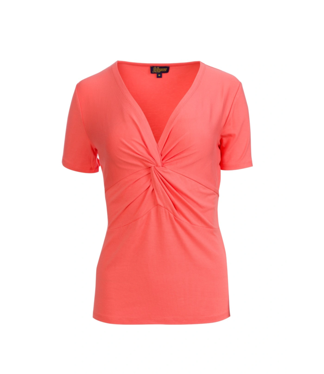 Angela Top short sleeves - coral