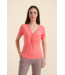 LaLaMour Angela Top short sleeves - coral