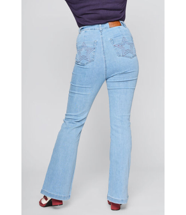 Dona Rainbow Dreamer Jeans -  bleached denim
