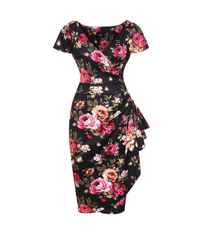 Elsie Dress - Date night roses