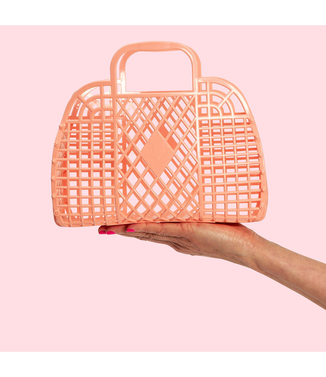 Retro Basket Jelly bag small - peach