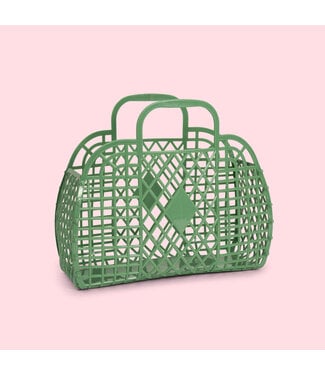 Sunjellies Retro Basket Jelly bag small Olive