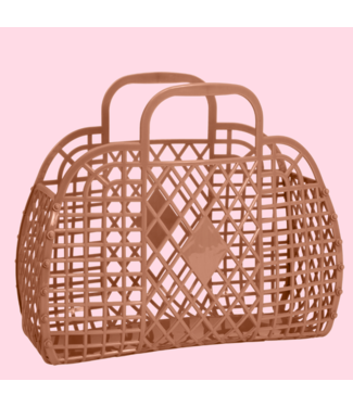 Sunjellies Retro Basket Jelly bag large - Mocha