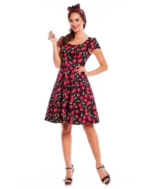 Dolly & Dotty Claudia dress in Cherry