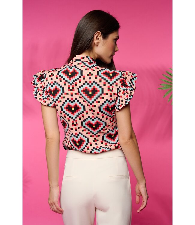 Pixel Heart Top