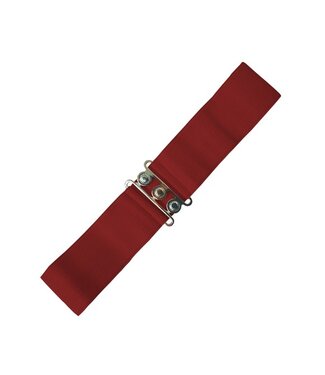 Banned Stretch Belt - Burgundy