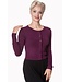 Banned Dolly Cardigan - Aubergine