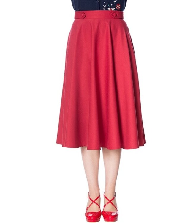Di Di swing skirt - Red