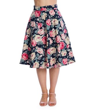 Banned Rose bloom swing skirt