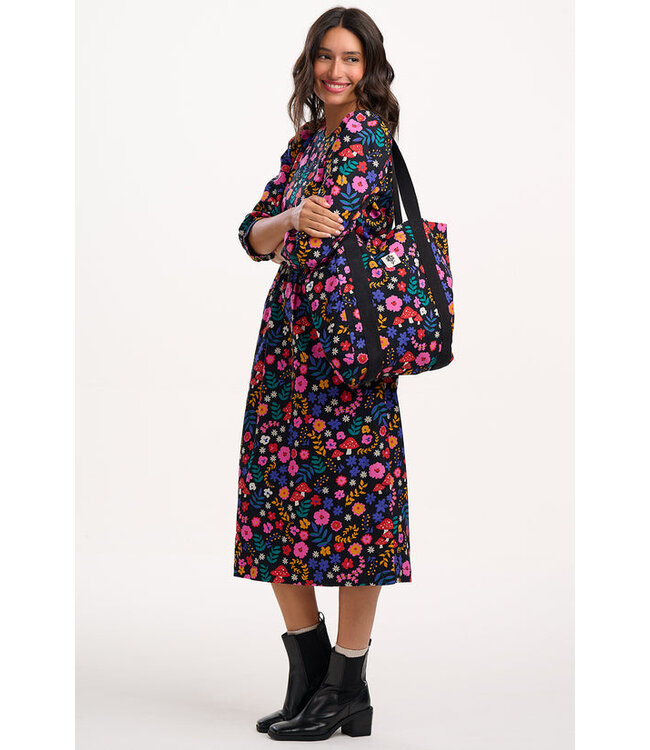 Maria midi dress - toadstool floral