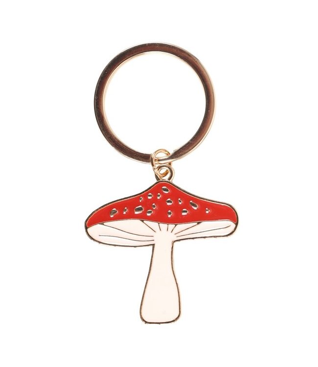 Lucky Toadstool Keyring