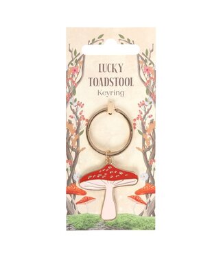 Something Different Lucky Toadstool Keyring