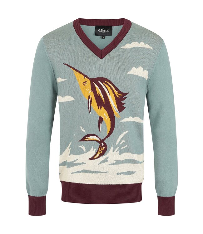 Mark Swordfish Knitted Jumper