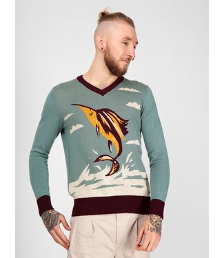 Collectif Mark Swordfish Knitted Jumper
